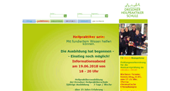 Desktop Screenshot of dresdner-heilpraktikerschule.de